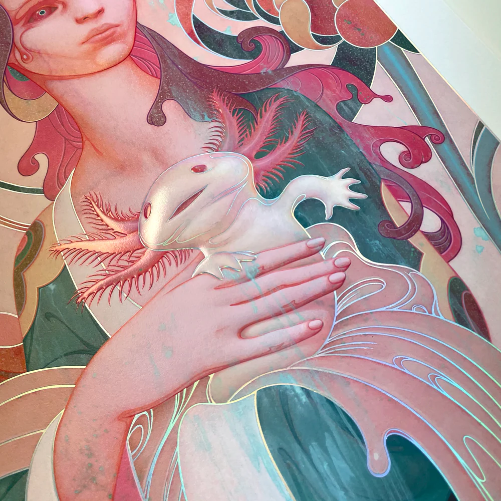Lady with an Axolotl - Image 5