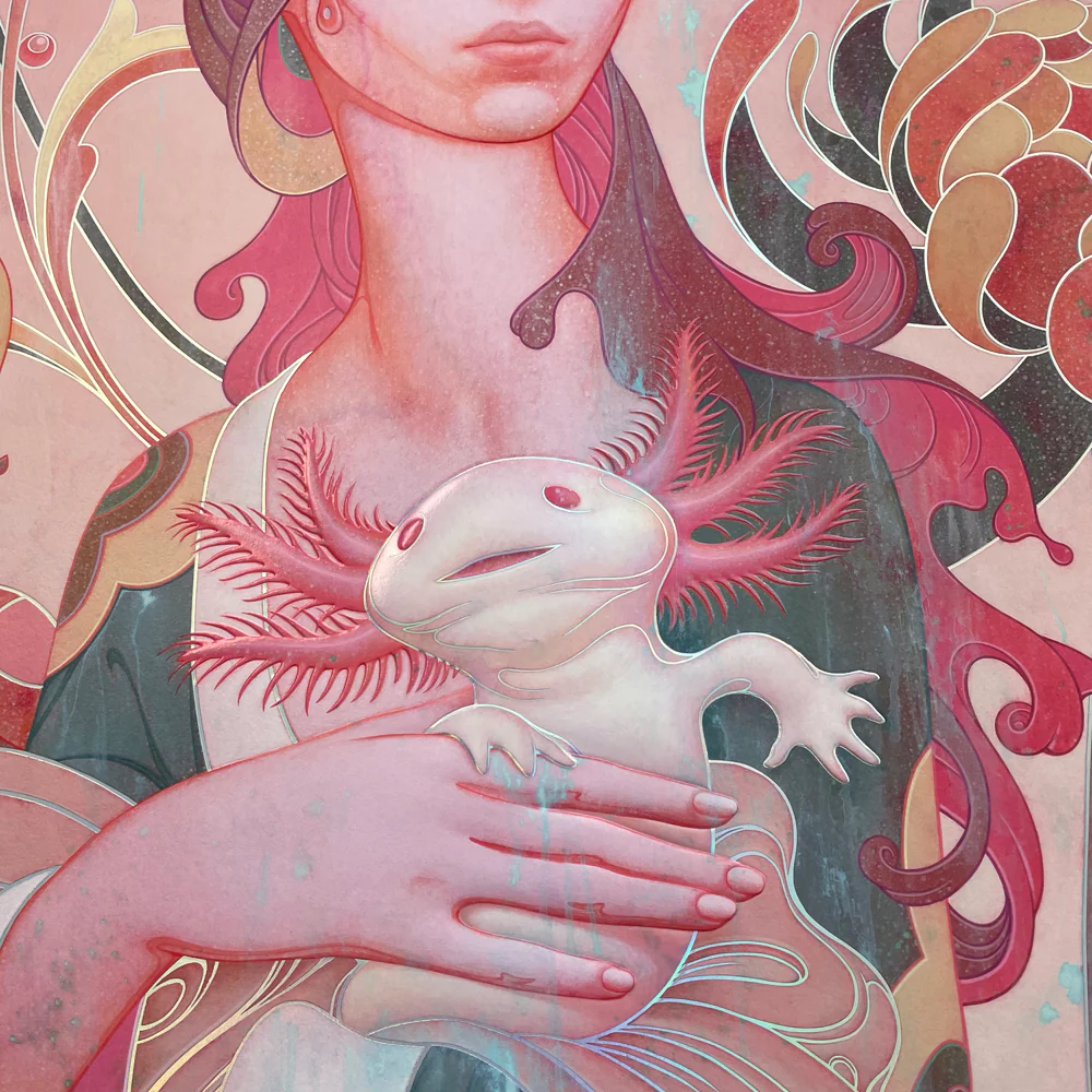 Lady with an Axolotl - Image 6